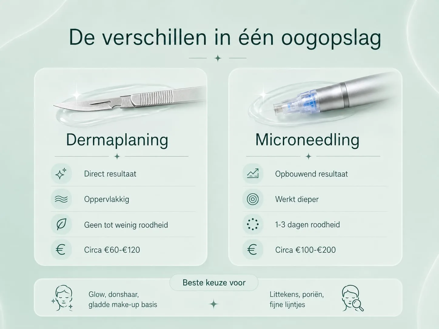 Het verschil in het kort