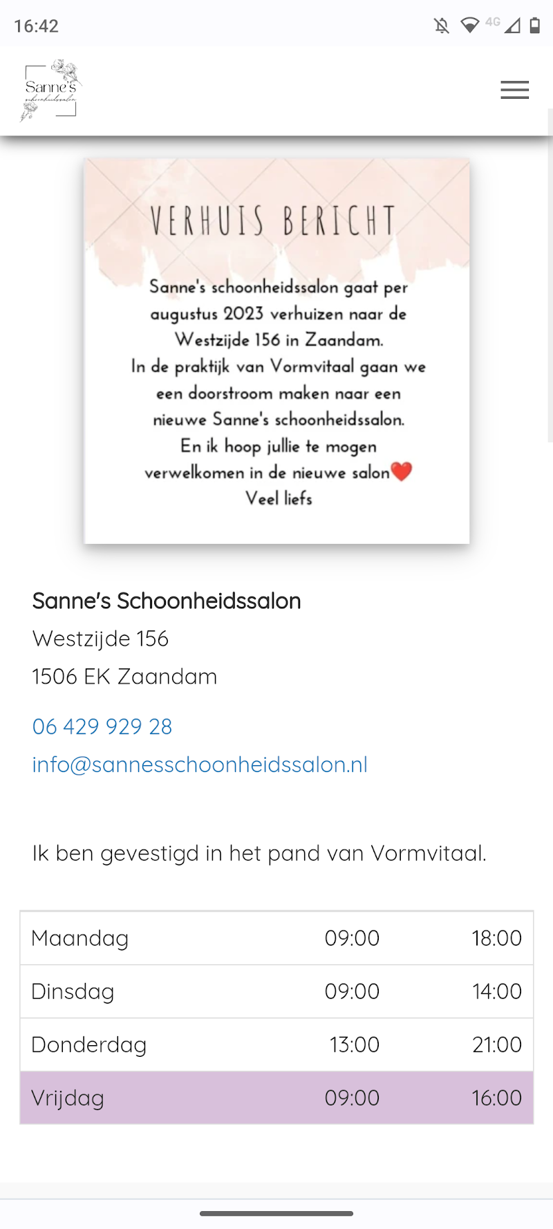 Sanne's Schoonheidssalon